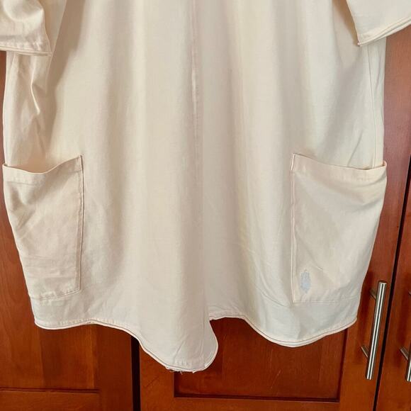 Free People Movement Hot Shot Tee Romper Clay Cream Size Medium - Picture 7 of 13